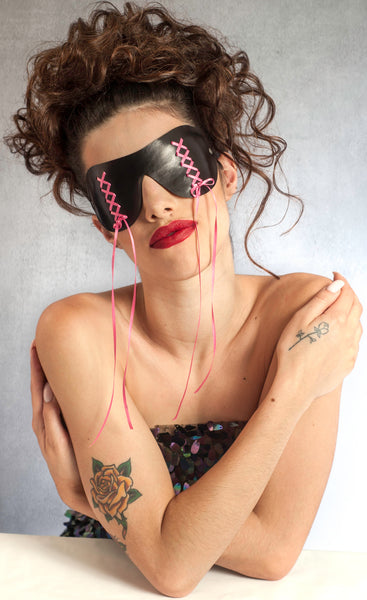 Hotty - Plain Faux Leather Blindfold