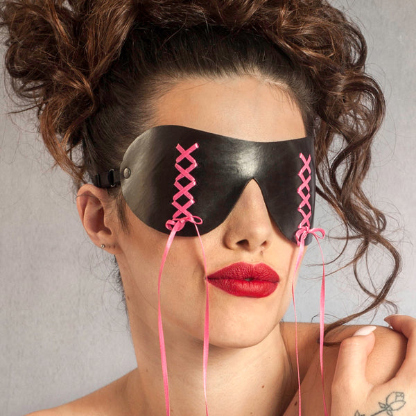 Hotty - Plain Faux Leather Blindfold